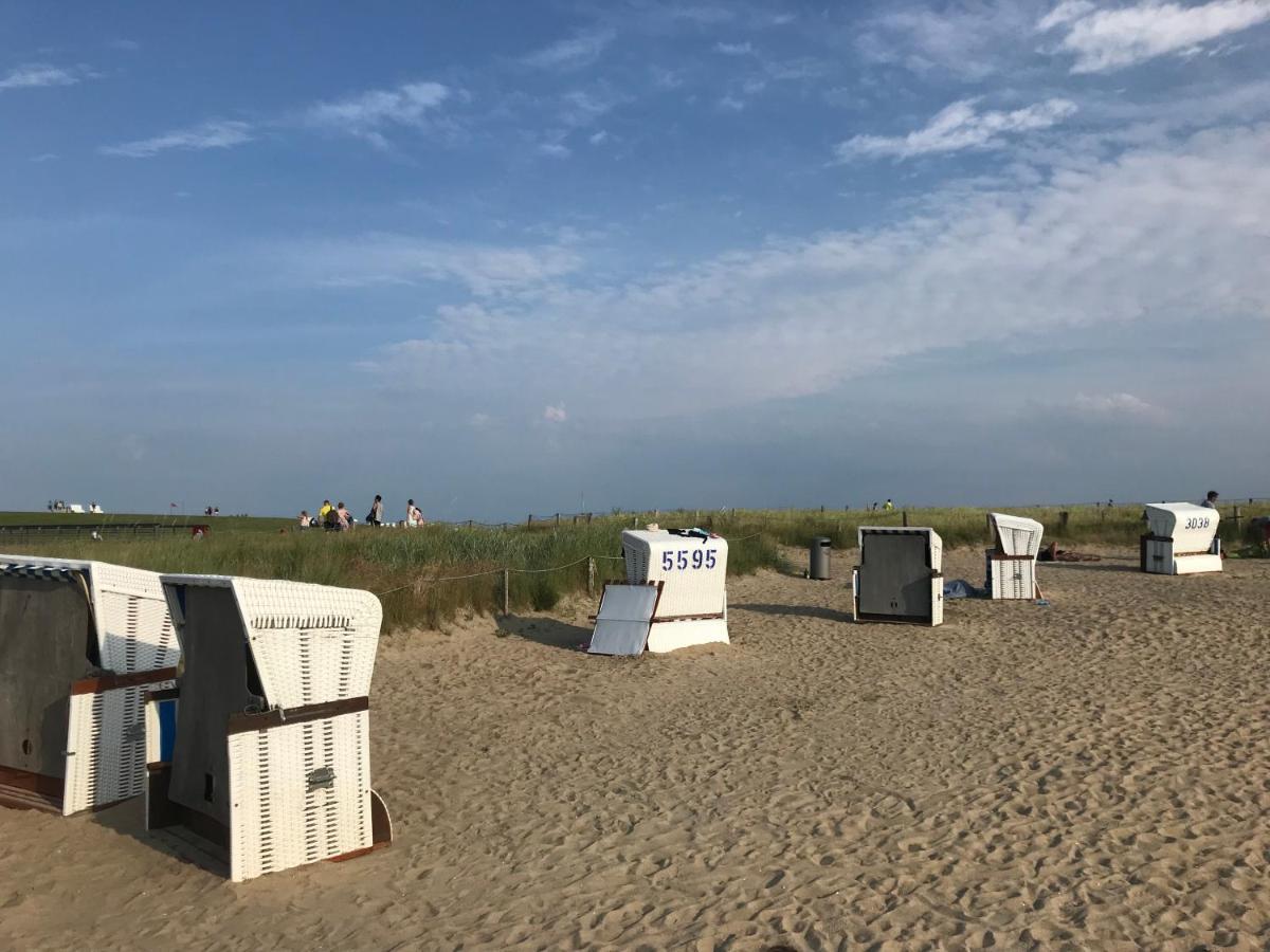 Ferienwohnung Ritthoff Perlebucht - Mit Strandkorb Am Meer Und Kostenloser Eintritt Ins Schwimmbad Busum Bagian luar foto