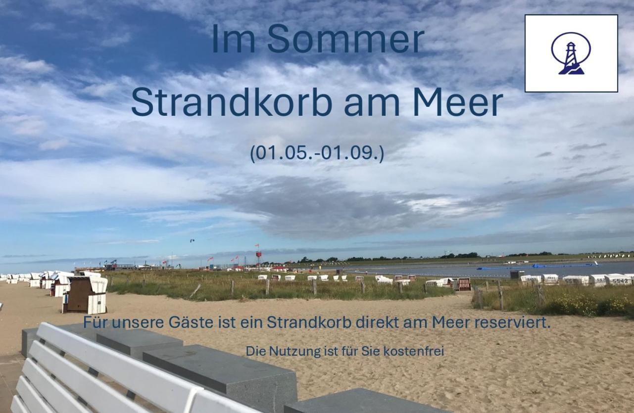 Ferienwohnung Ritthoff Perlebucht - Mit Strandkorb Am Meer Und Kostenloser Eintritt Ins Schwimmbad Busum Bagian luar foto