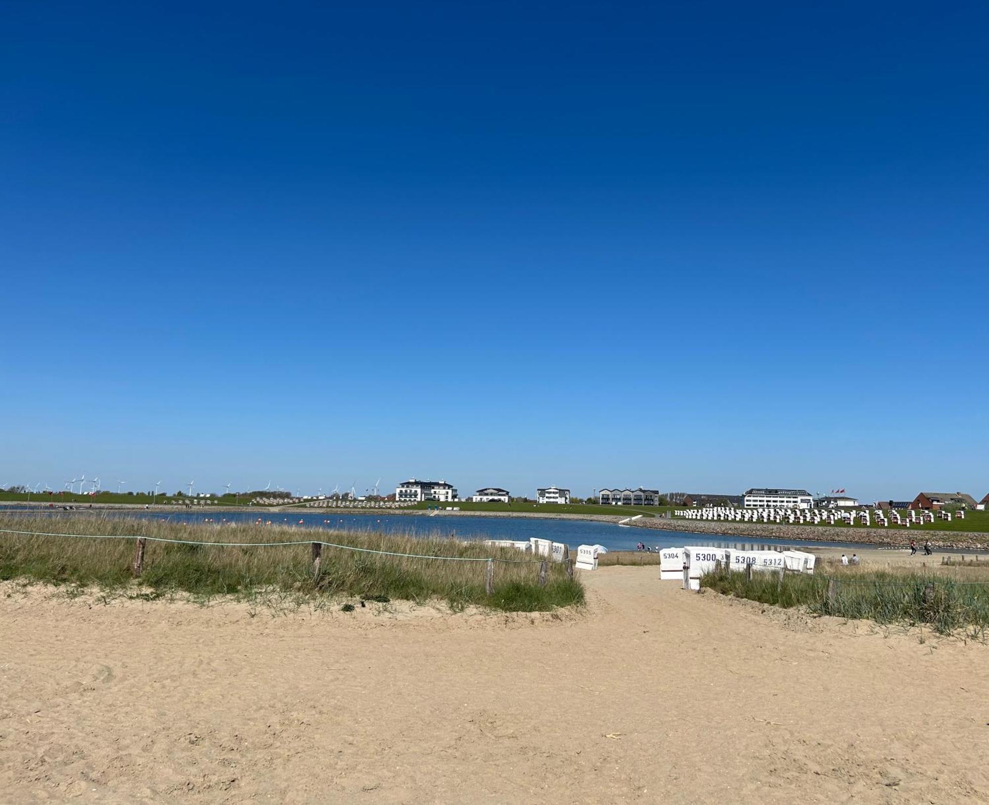 Ferienwohnung Ritthoff Perlebucht - Mit Strandkorb Am Meer Und Kostenloser Eintritt Ins Schwimmbad Busum Bagian luar foto