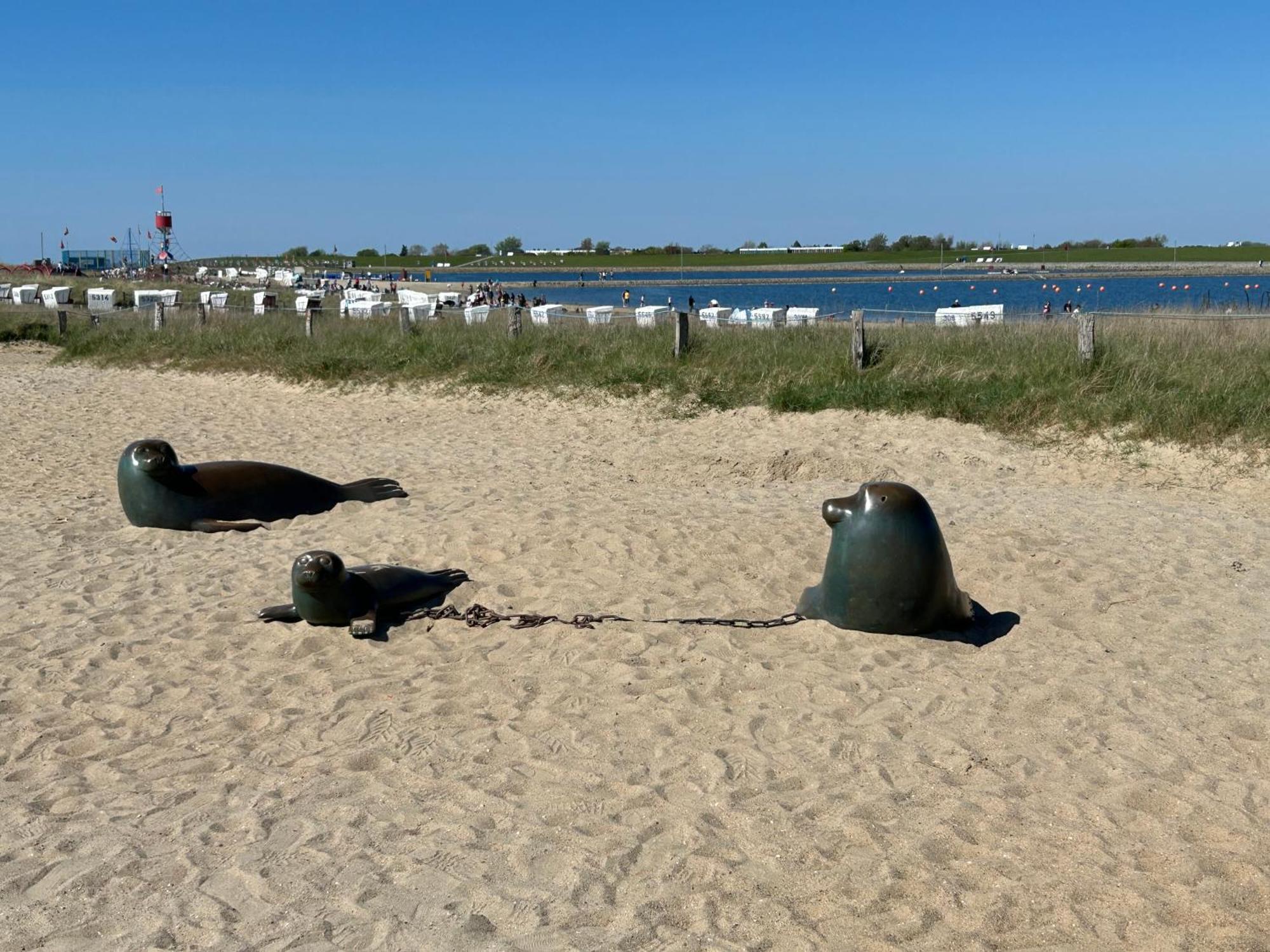 Ferienwohnung Ritthoff Perlebucht - Mit Strandkorb Am Meer Und Kostenloser Eintritt Ins Schwimmbad Busum Bagian luar foto